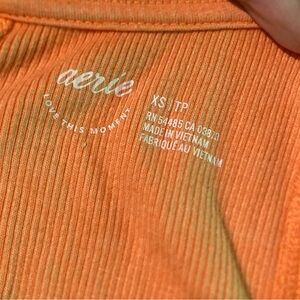 Orange ribbed tank top. New this summer, No tag.